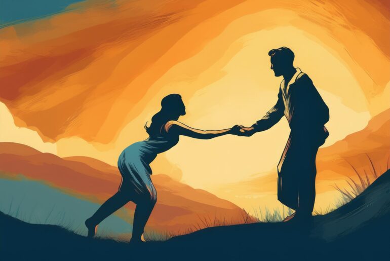 11 Signs that Show You Are An Empath Image showing helping gesture